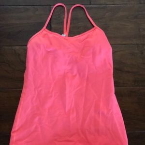 orange lululemon razor back